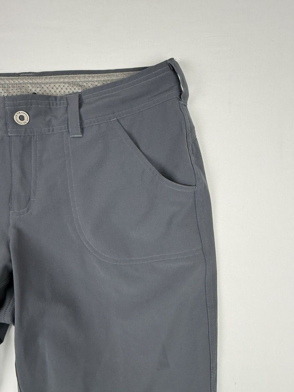The North Face Gray Capri Cargo Pants Womens 10 Hiking Outdoor - Picture 4 of 13